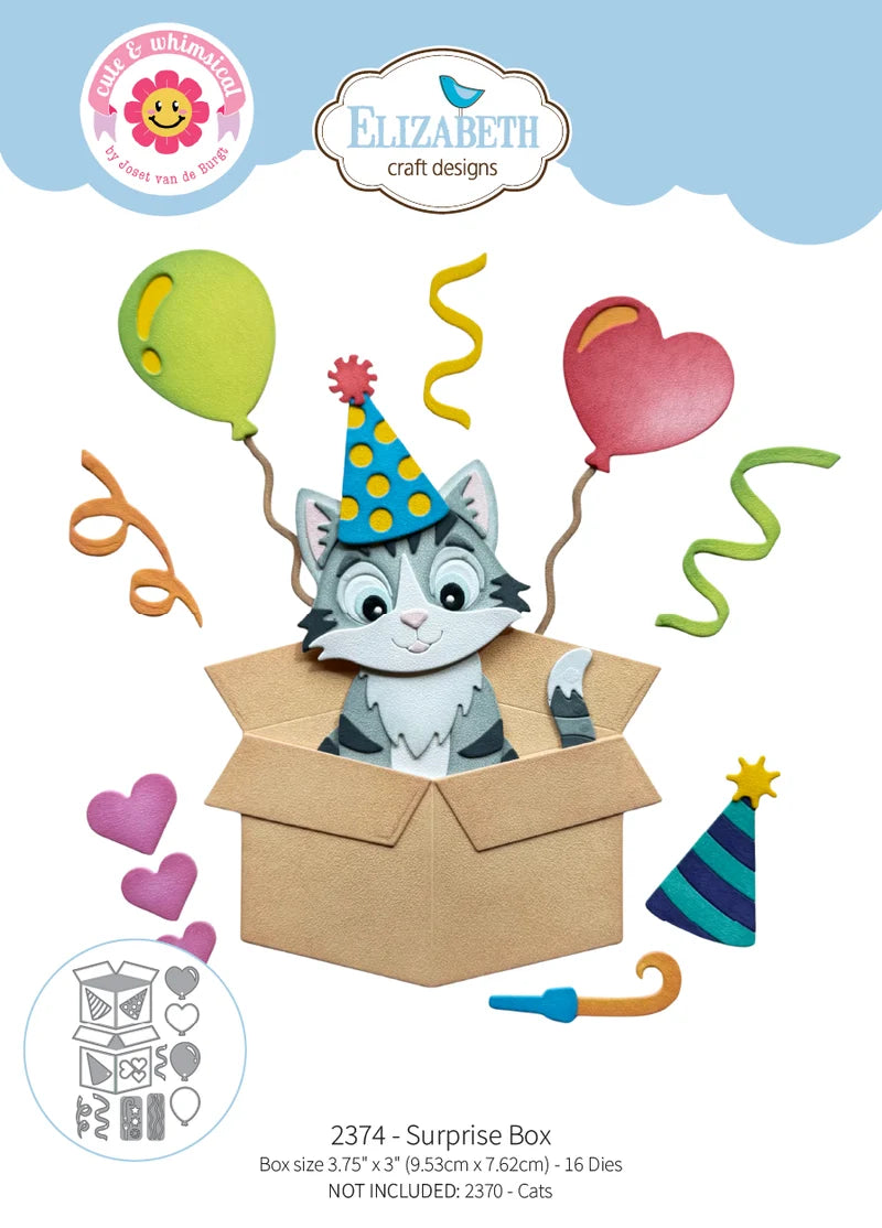 Elizabeth Craft Designs - Surprise Box Die Set - 2374