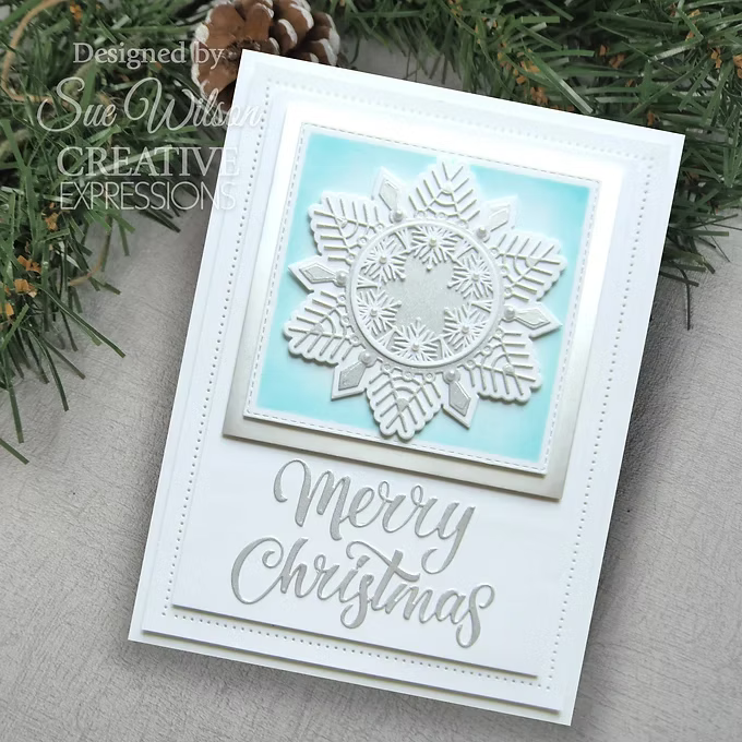 Festive Crystal Kaleidoscope Craft Die By Sue Wilson
