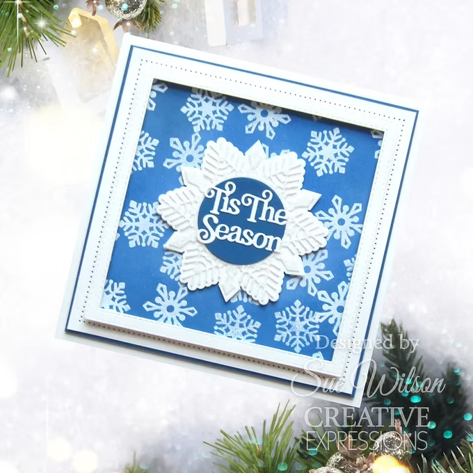 Festive Crystal Kaleidoscope Craft Die By Sue Wilson