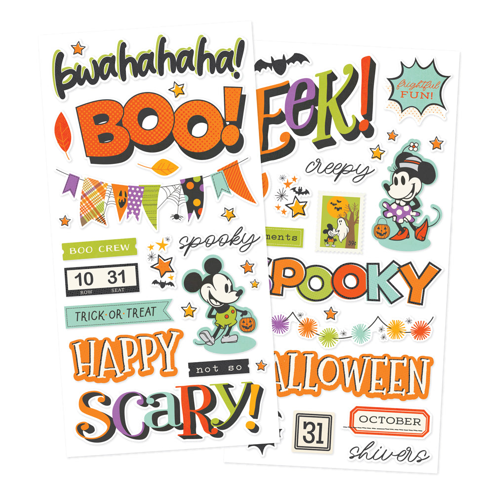 Simple Stories - Say Cheese Classic Mouse Halloween Foam Stickers - 27221