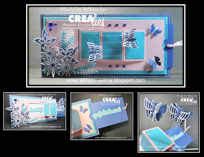 Crealies - 2x Slider Pop Up Mechanism Die - CLCZ305