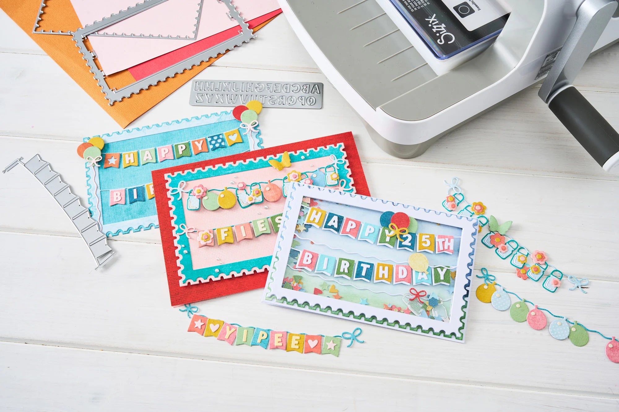 Sizzix - Snap and Swap All About Banners by 49 and Market Thinlits Die Set 20PK - 667055