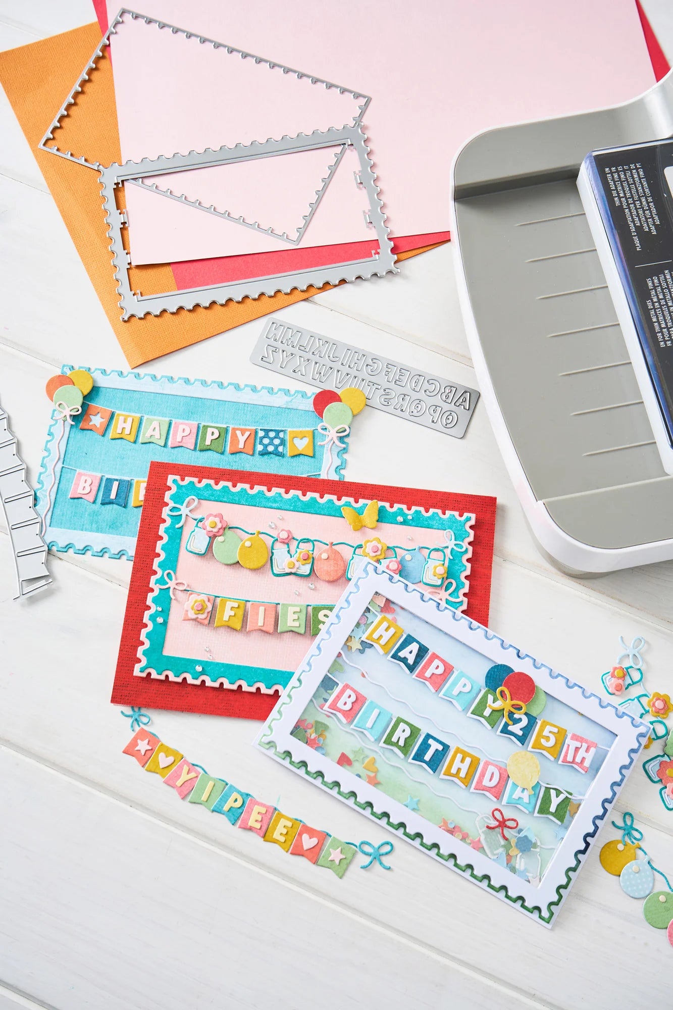 Sizzix - Snap and Swap All About Banners by 49 and Market Thinlits Die Set 20PK - 667055