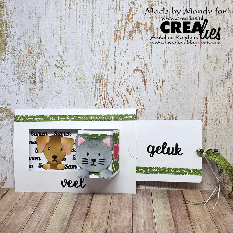 Crealies - 2x Slider Pop Up Mechanism Die - CLCZ305