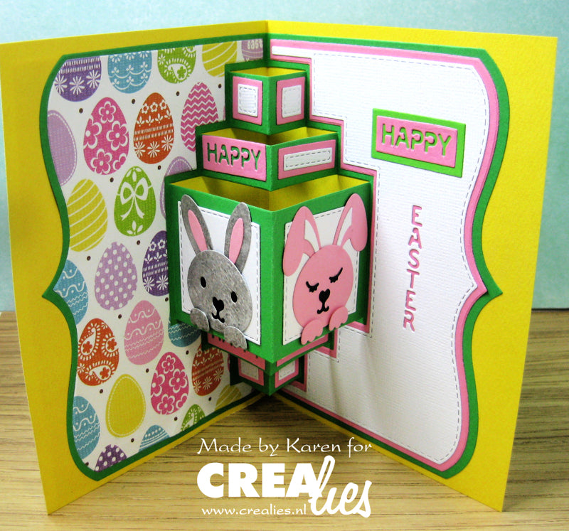 Crealies - Pop Up Card Die Set - CLMOVE16