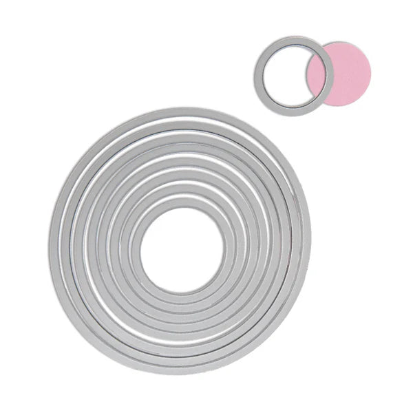 Sizzix Framelits Die Set 8PK - Circles - SKU: 657551