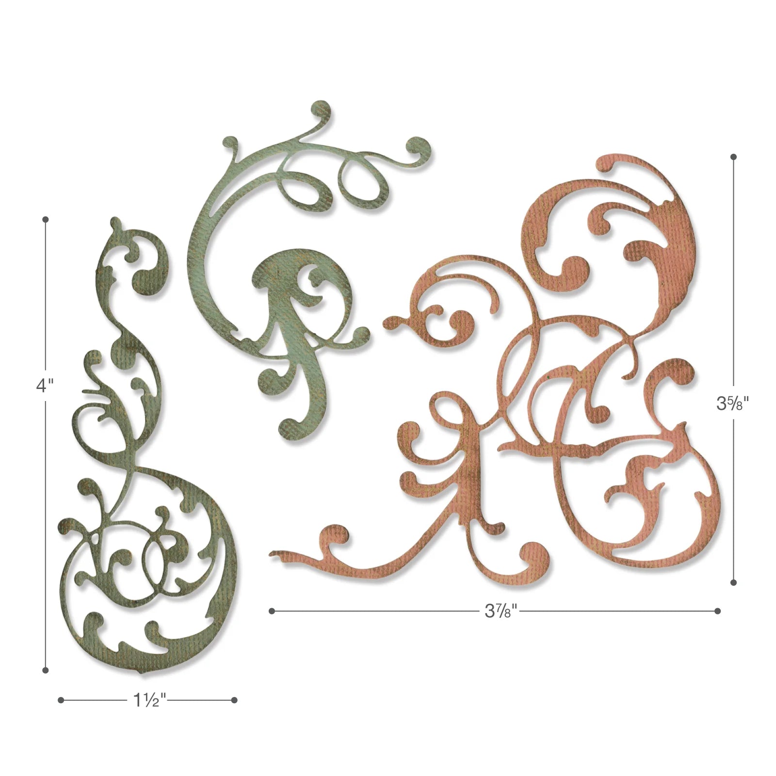 Sizzix Thinlits Die Set 3PK - Adorned by Tim Holtz - SKU: 664176