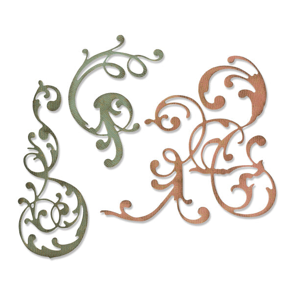 Sizzix Thinlits Die Set 3PK - Adorned by Tim Holtz - SKU: 664176