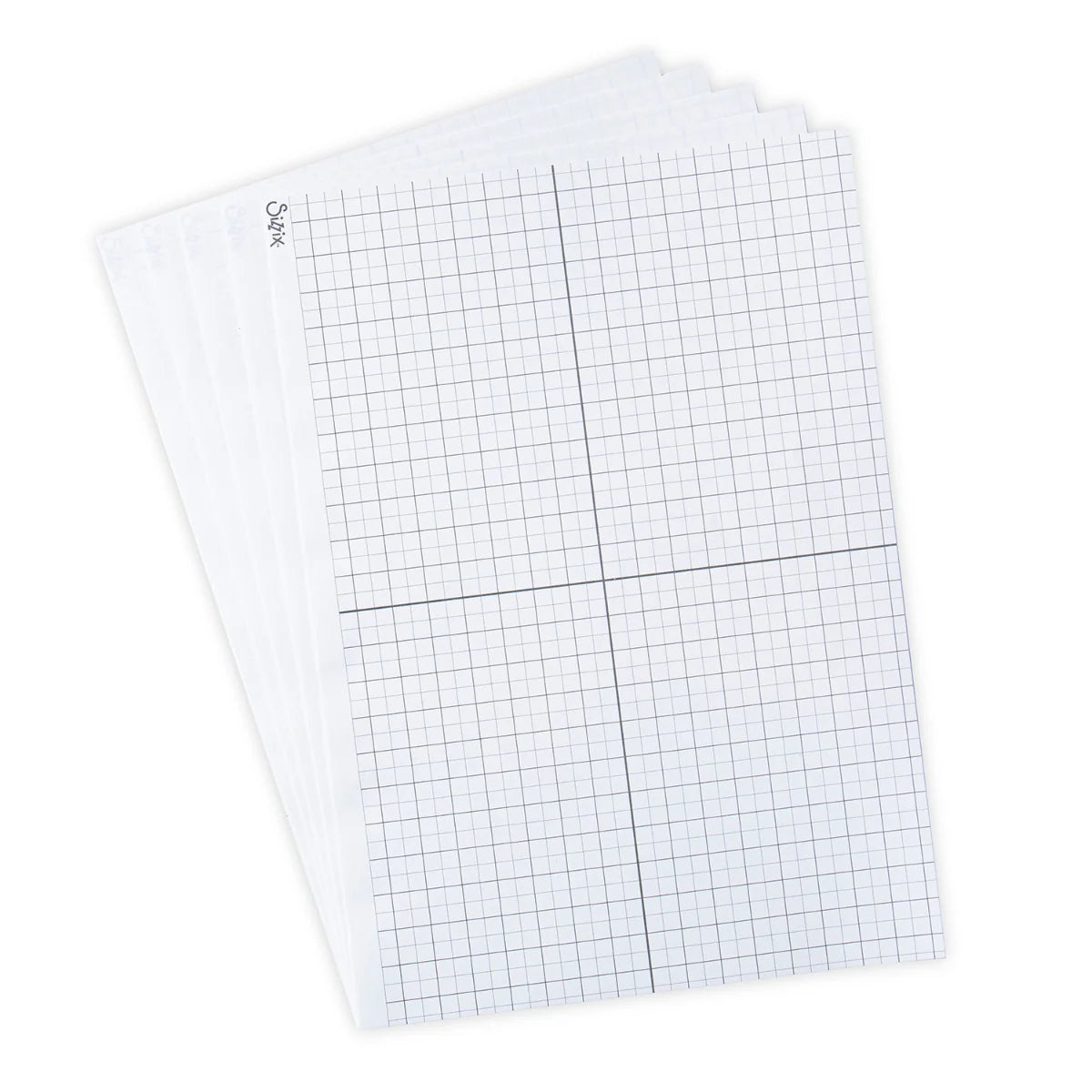 Sizzix Accessory - Sticky Grid Sheets, 8 1/4" X 11 5/8", 5 Pack - 664927