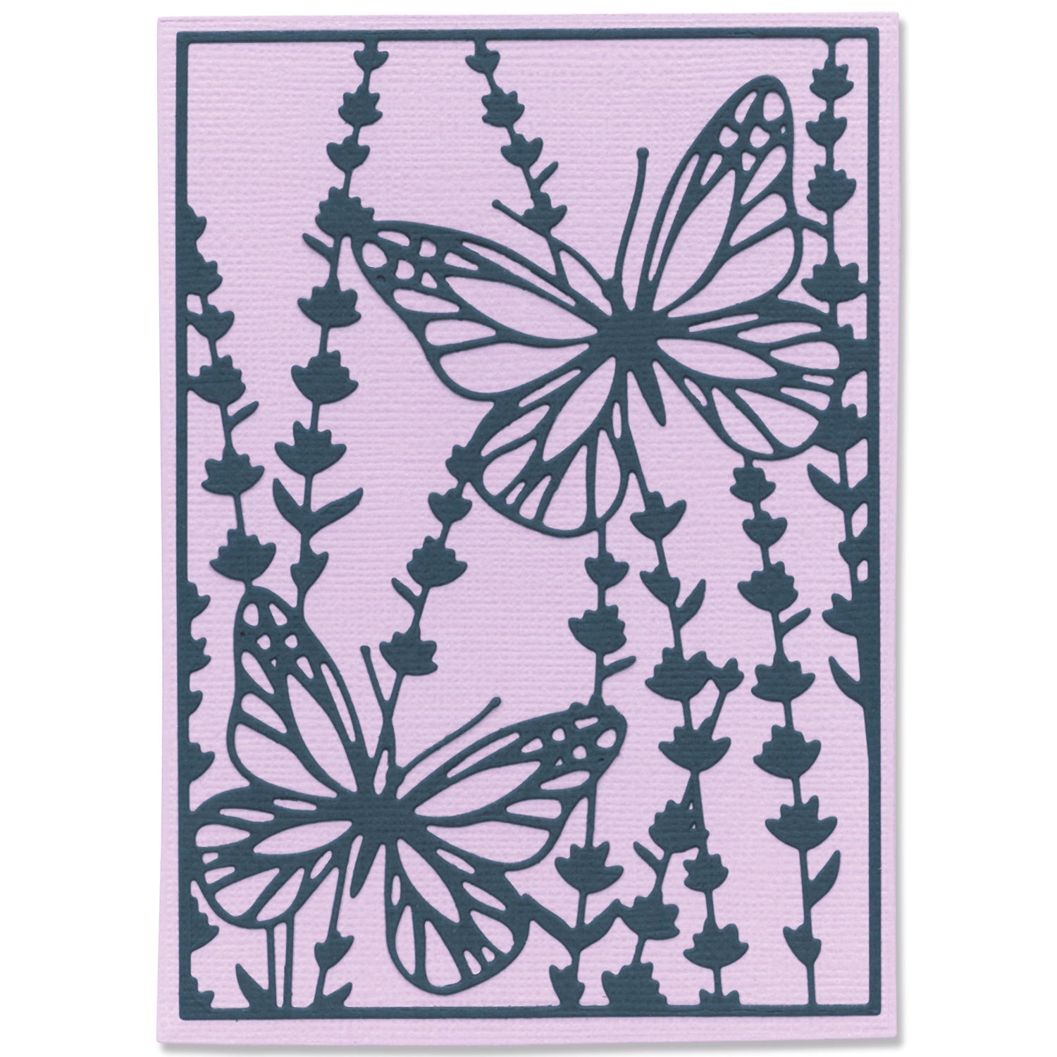 Sizzix Thinlits Die Set 2PK - Botanical Card Front by Jennifer Ogborn - SKU: 666110