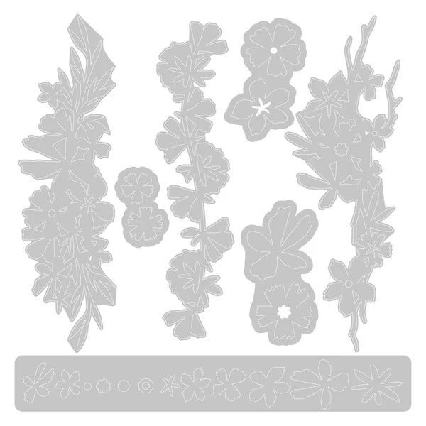 Sizzix Thinlits Die Set 7PK – Woodland Borders By Olivia Rose - SKU: 666251