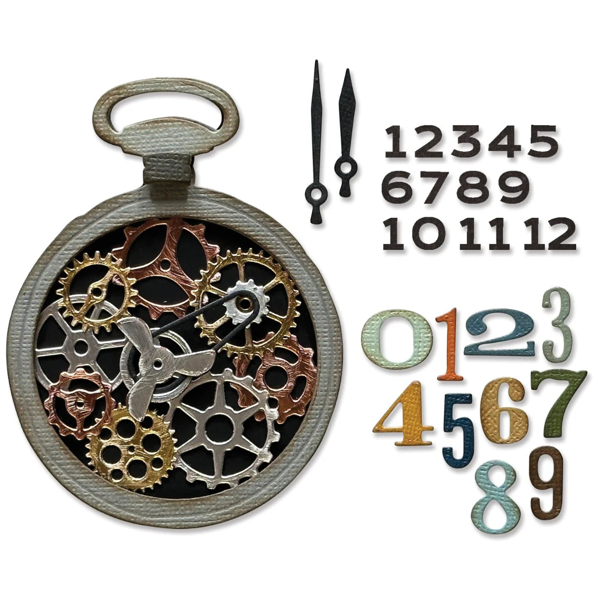 Sizzix Thinlits Die Set 29PK – Vault Watch Gears By Tim Holtz - SKU: 666603