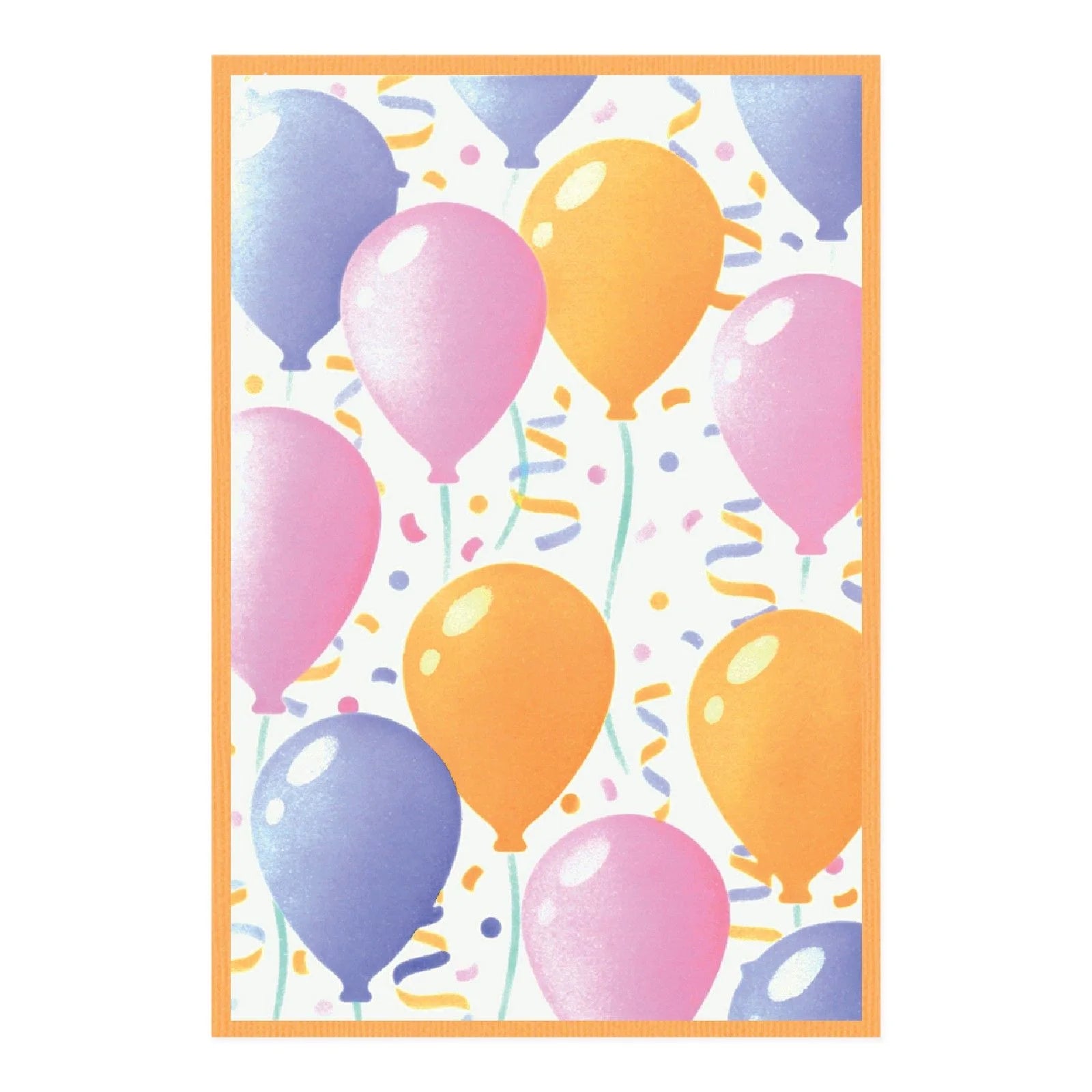 Sizzix - Birthday Balloons by Stacey Park A6 Stencil 4PK - 667133
