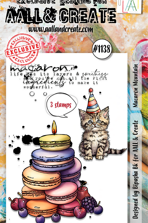 A6 Stamp Set - Macaron Mountain - SKU: #1138