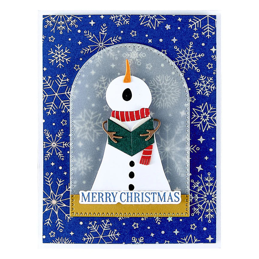 Snowfall Shimmer BetterPress Plate - Wonderland Collection
