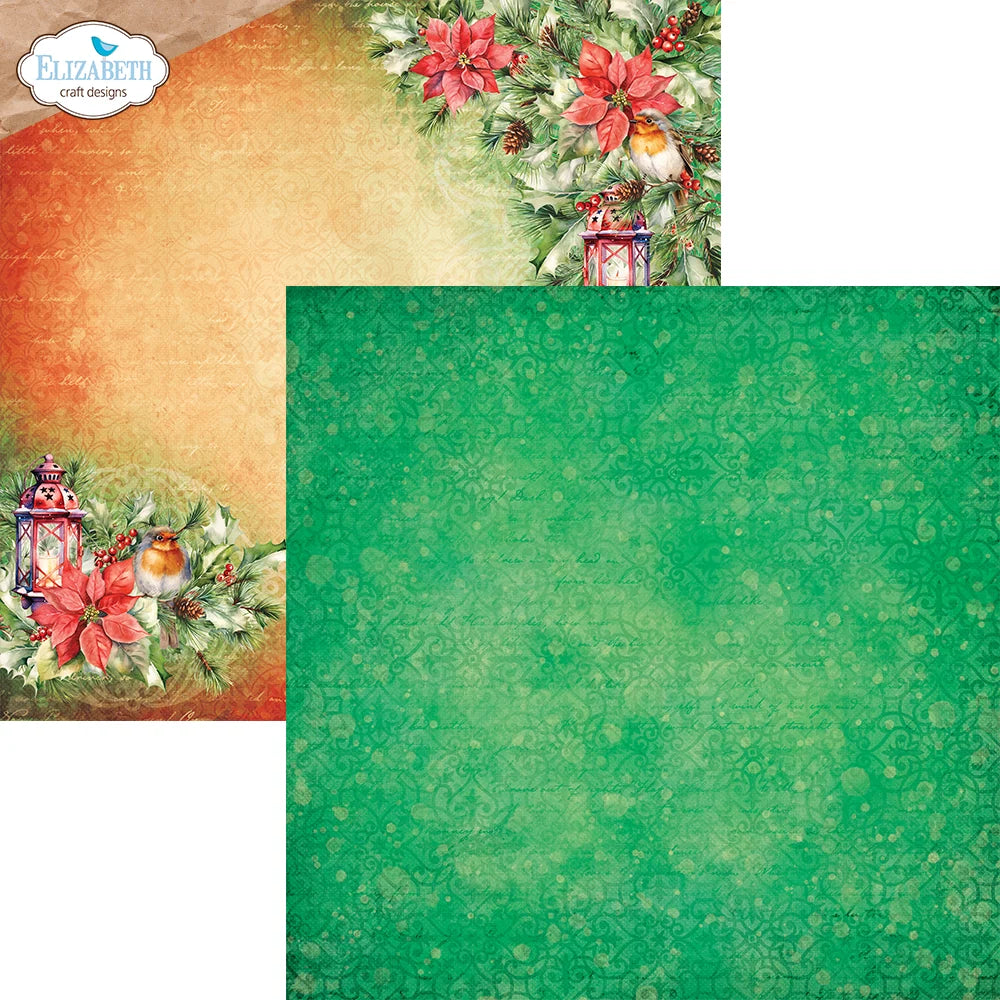 Elizabeth Craft Designs - Festive Holly Paper Pack - CO34