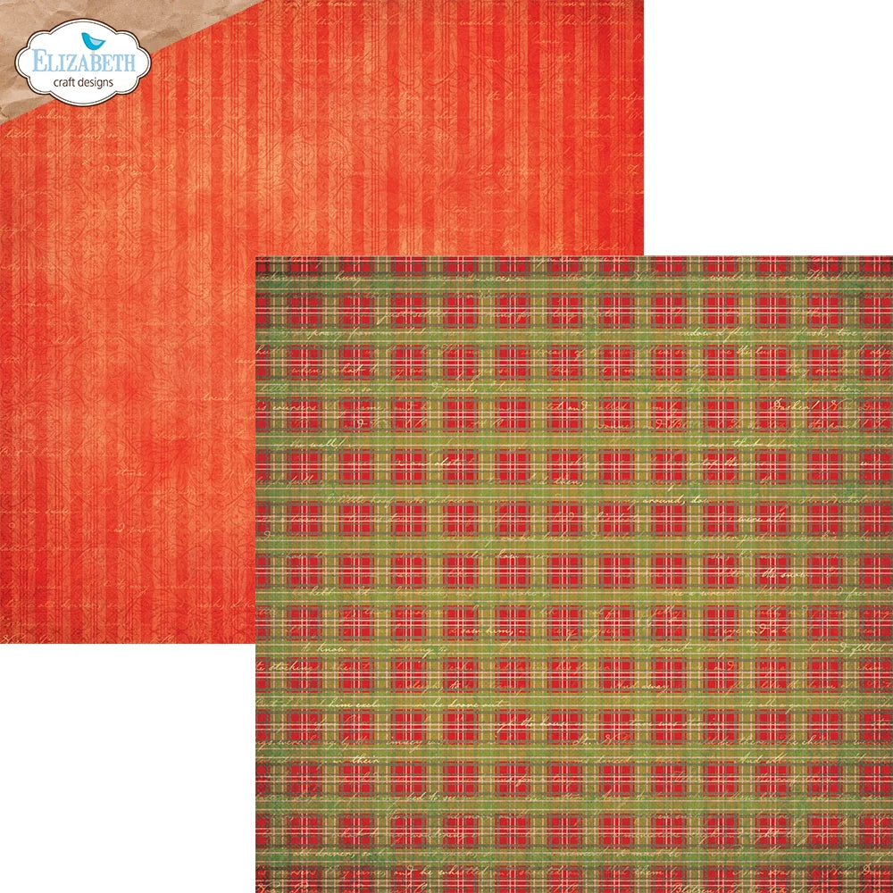 Elizabeth Craft Designs - Festive Holly Paper Pack - CO34