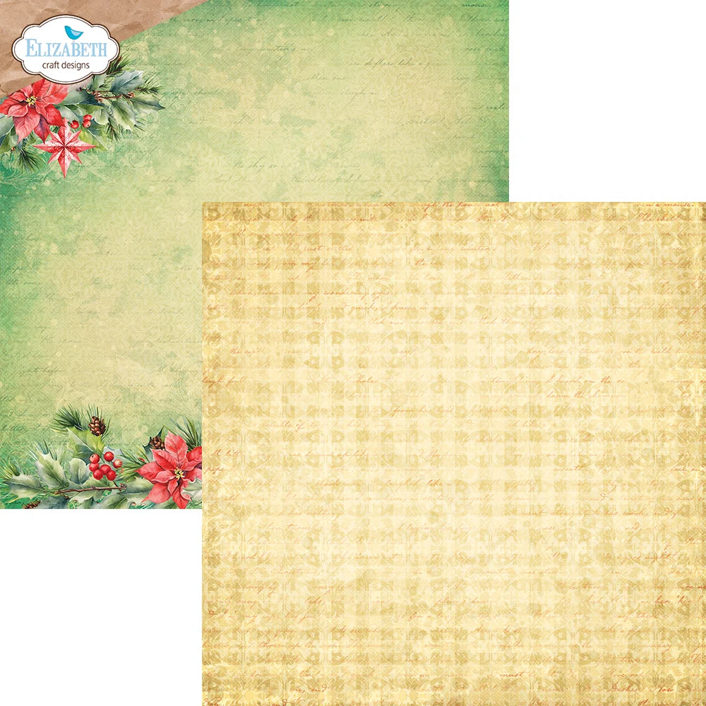 Elizabeth Craft Designs - Festive Holly Paper Pack - CO34