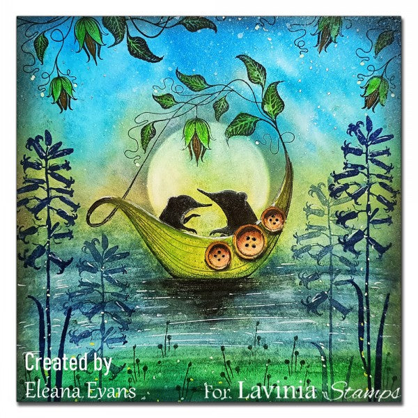 Bell Flower Vine Stamp