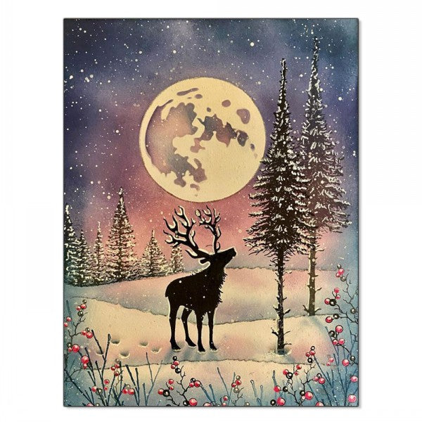 Christmas Tree Group Stamp