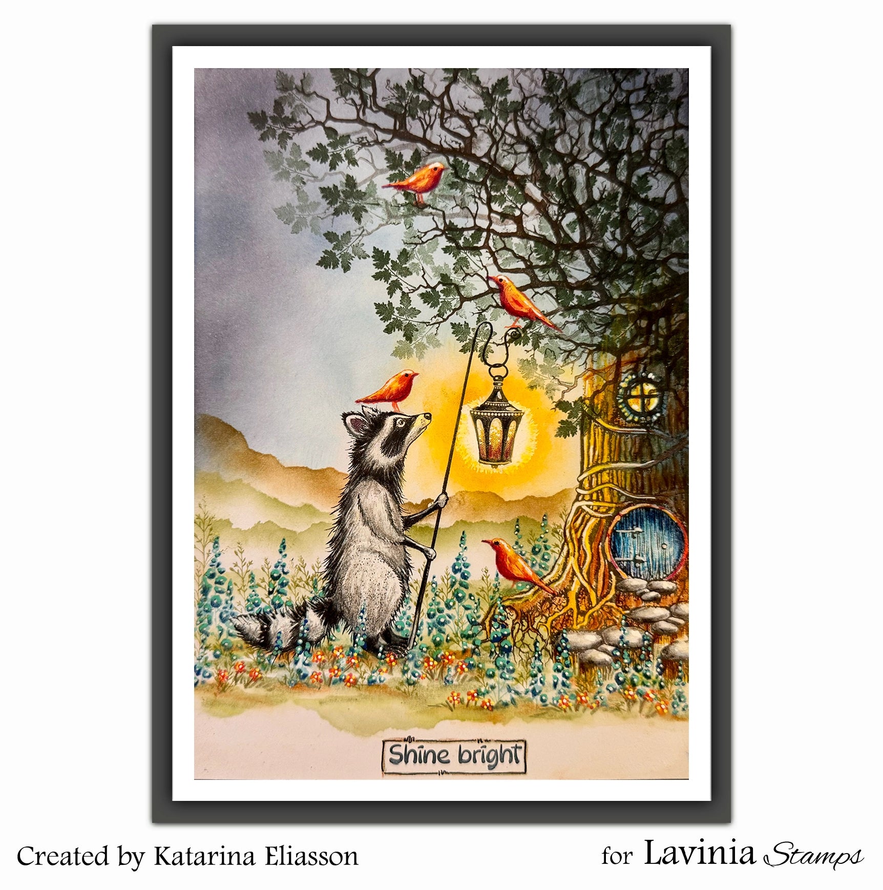Lavinia Stamps - Tumbles Lantern Stamp - LAV1064
