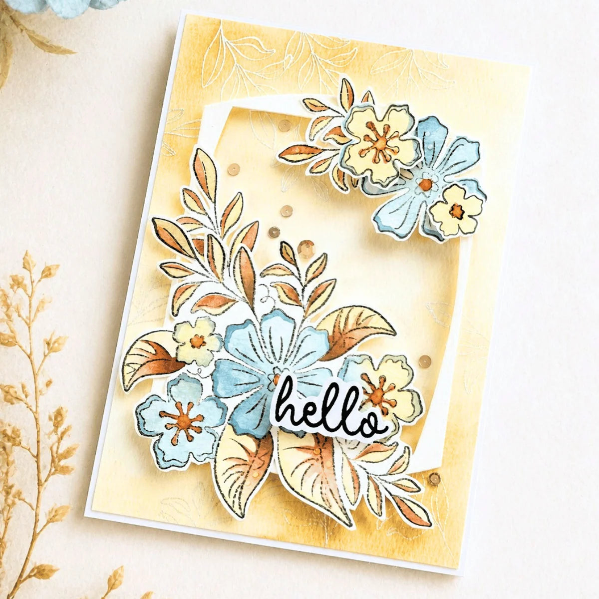 Lisa Horton Crafts -  Perfect Posie 5" x 7" Layering Stencils - LHCAS243