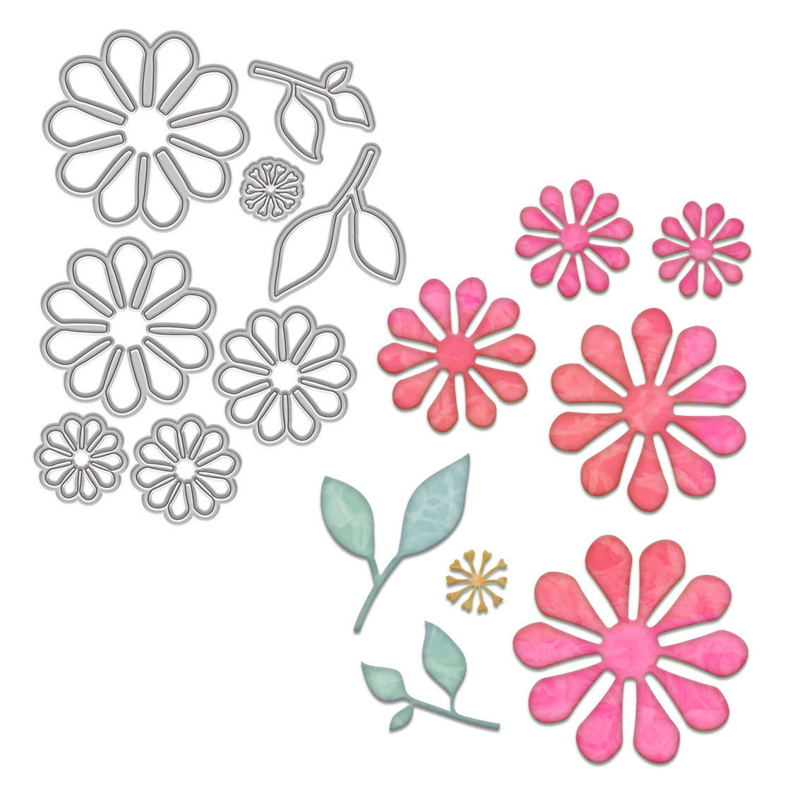 Bright and Beautiful Collection - Dahlia Flower dies
