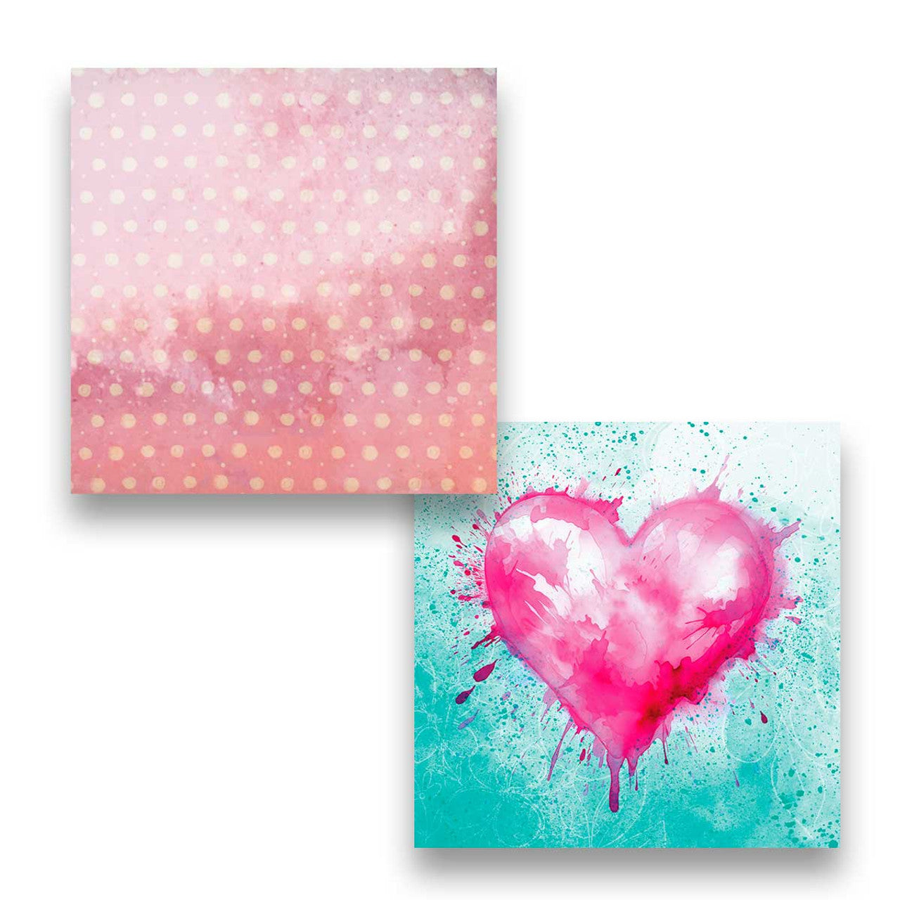 Devine Hearts 6 x 6" paper pack - PD8858