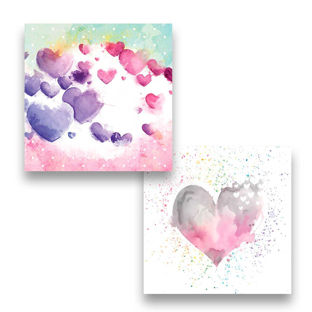 Devine Hearts 6 x 6" paper pack - PD8858