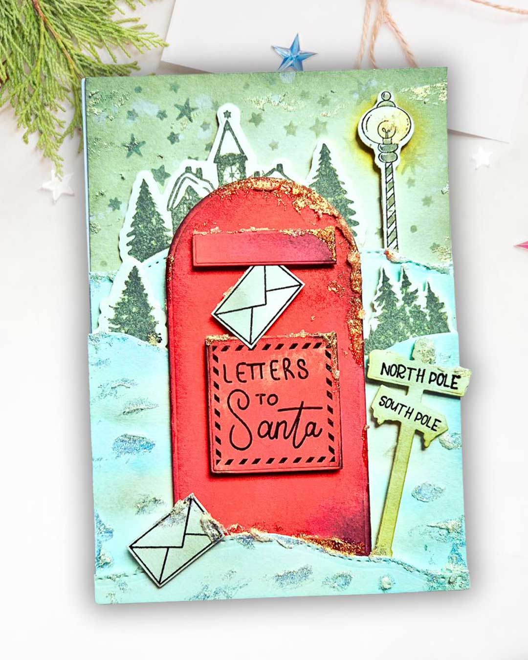 Letters to the North Pole Christmas Holiday - Stamps & Dies Bundle
