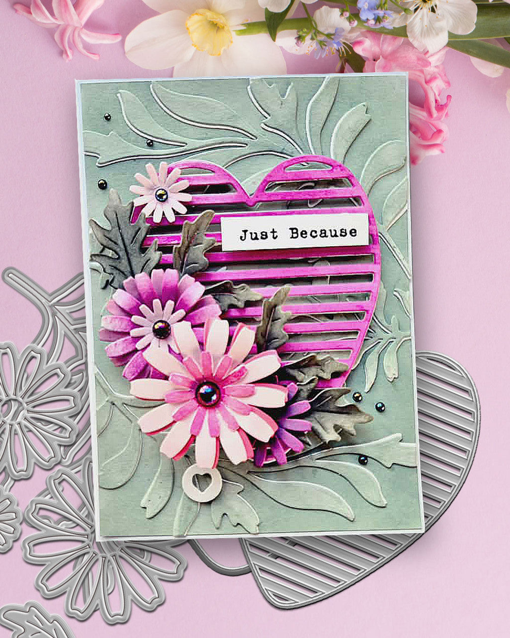 Bright and Beautiful Collection - Leafy Flourish dies