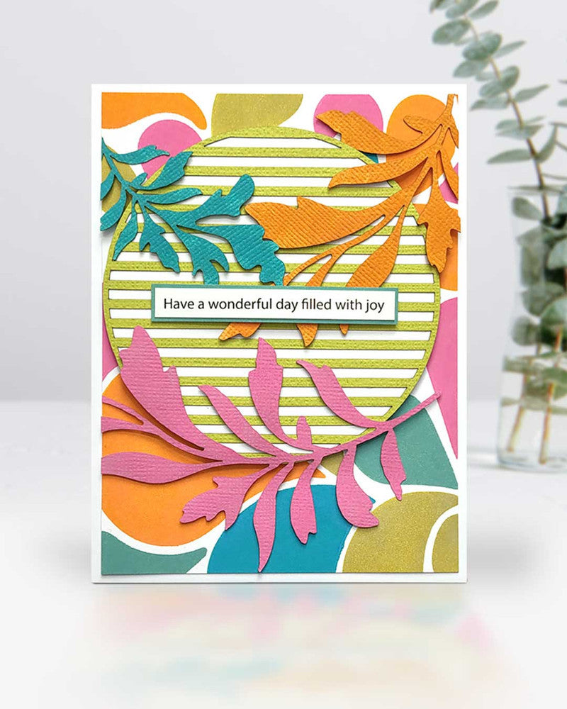 Bright and Beautiful Collection - Leafy Flourish dies