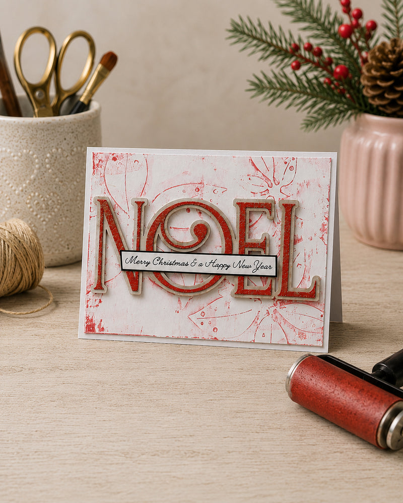 Polkadoodles - Noel Text Die Set - PD9182
