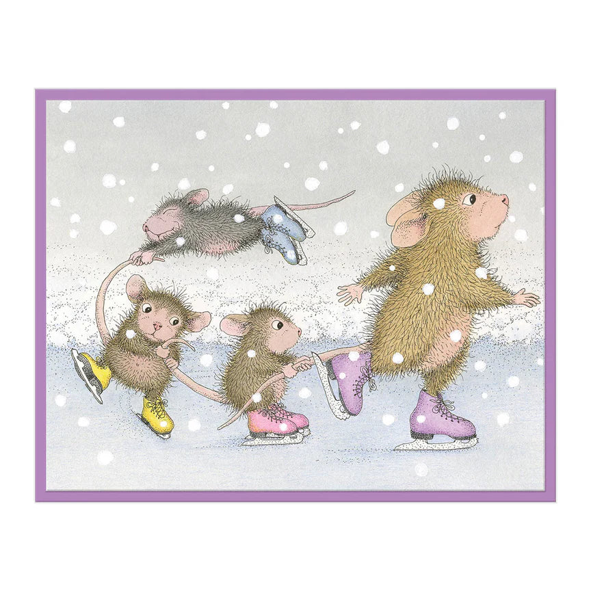 Hold On! Cling Rubber Stamp Set from the House-Mouse Holiday Collection - RSC-018