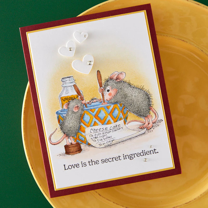Secret Ingredient Cling Rubber Stamps from the House-Mouse Heart and Soul Collection