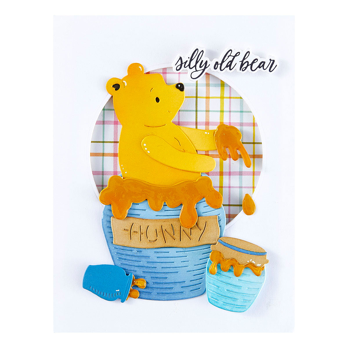 Pooh's Hunny Pot Etched Dies from the Say Cheese Classic Pooh Collection in Collaboration with Simple Stories - S4-1428