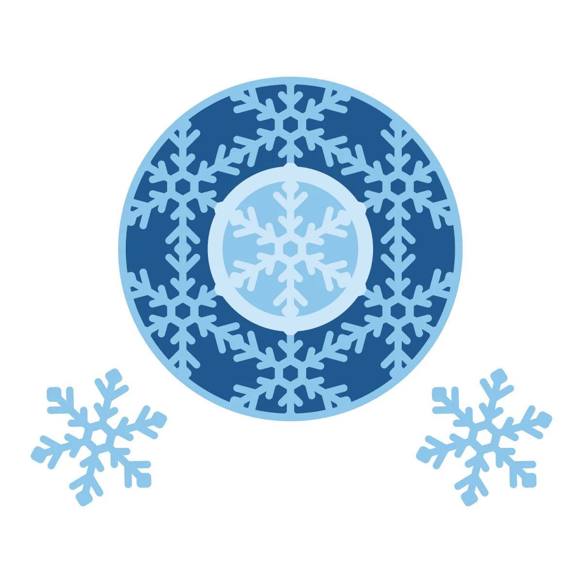 Spellbinders - Snowflake Wreath Etched Dies by Lisa Horton - S5-763