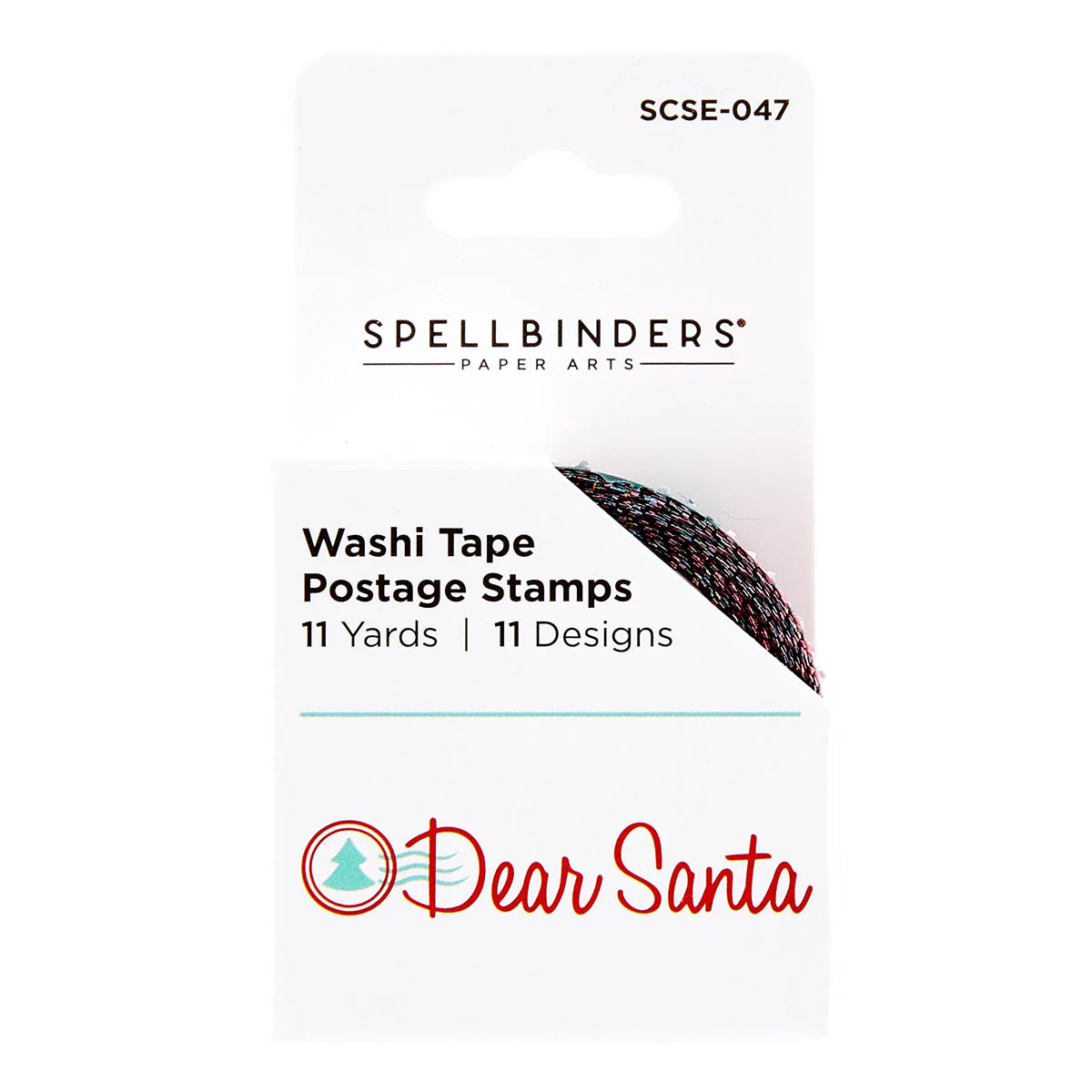 Spellbinders - Dear Santa Postage Stamp Washi Tape - SCSE-047