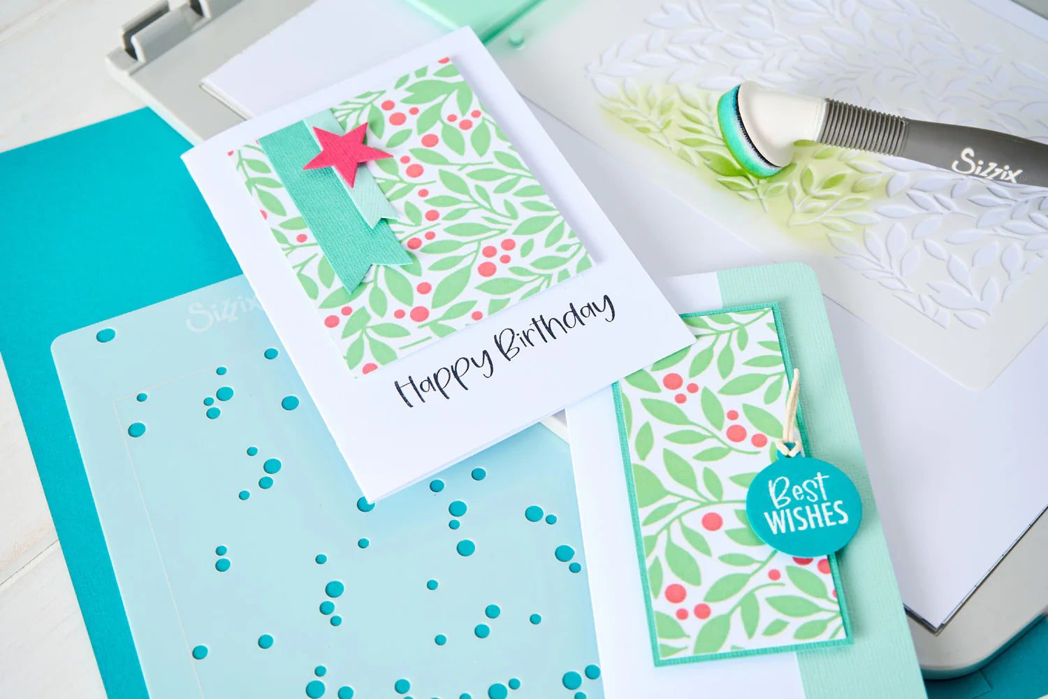 Sizzix - Berry Sweet A6 Layered Stencils 2PK -  667150