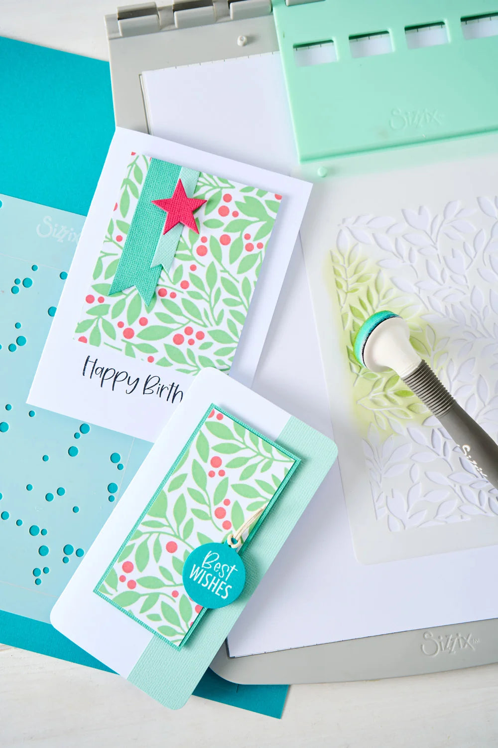 Sizzix - Berry Sweet A6 Layered Stencils 2PK -  667150