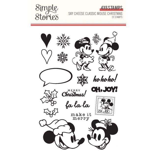 Say Cheese Classic Mouse Christmas - Stamps