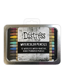 Tim Holtz Distress® Watercolor Pencils Set 1 - SKU: TDH76308