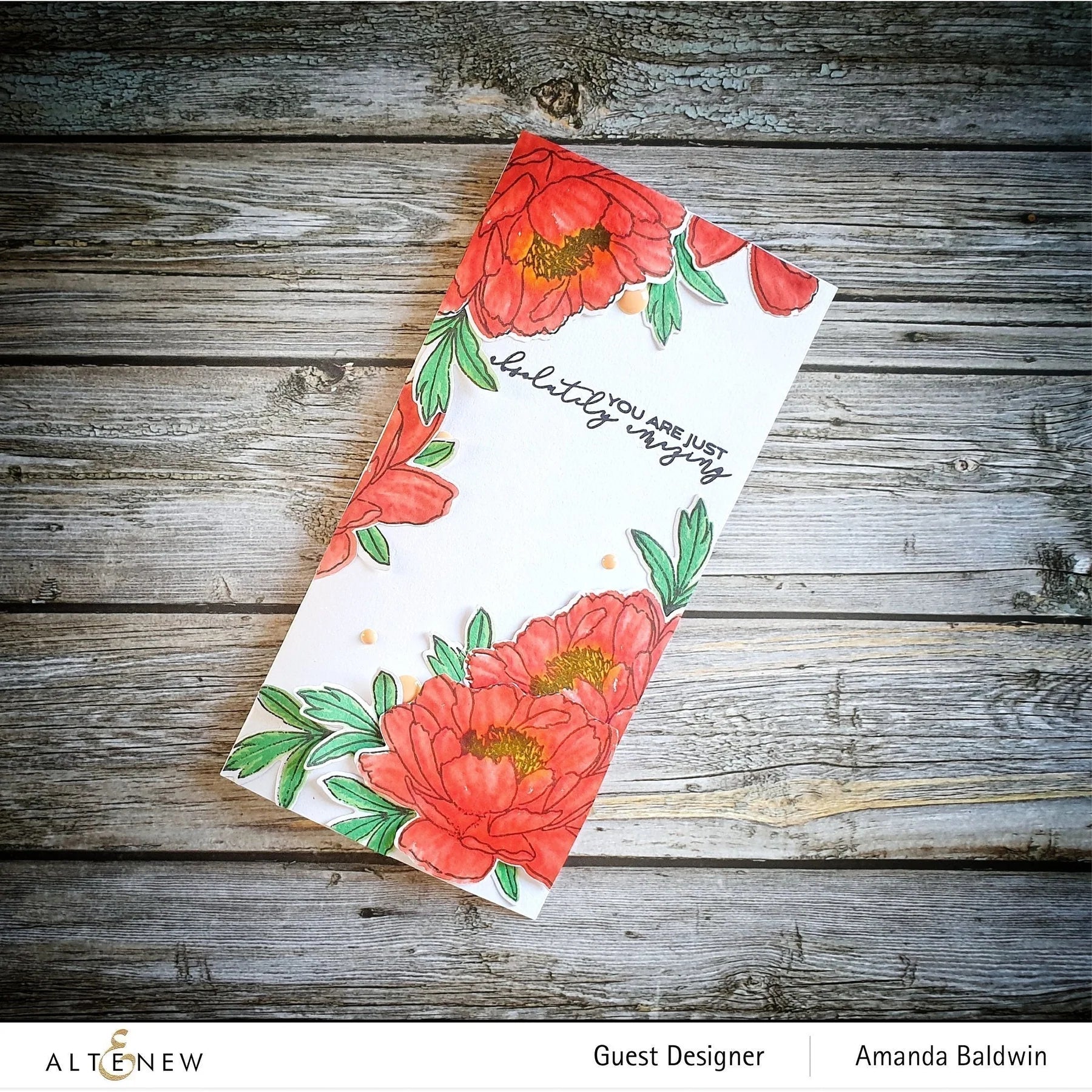 Build-A-Flower: Hawaiian Coral Layering Stamp & Die Set