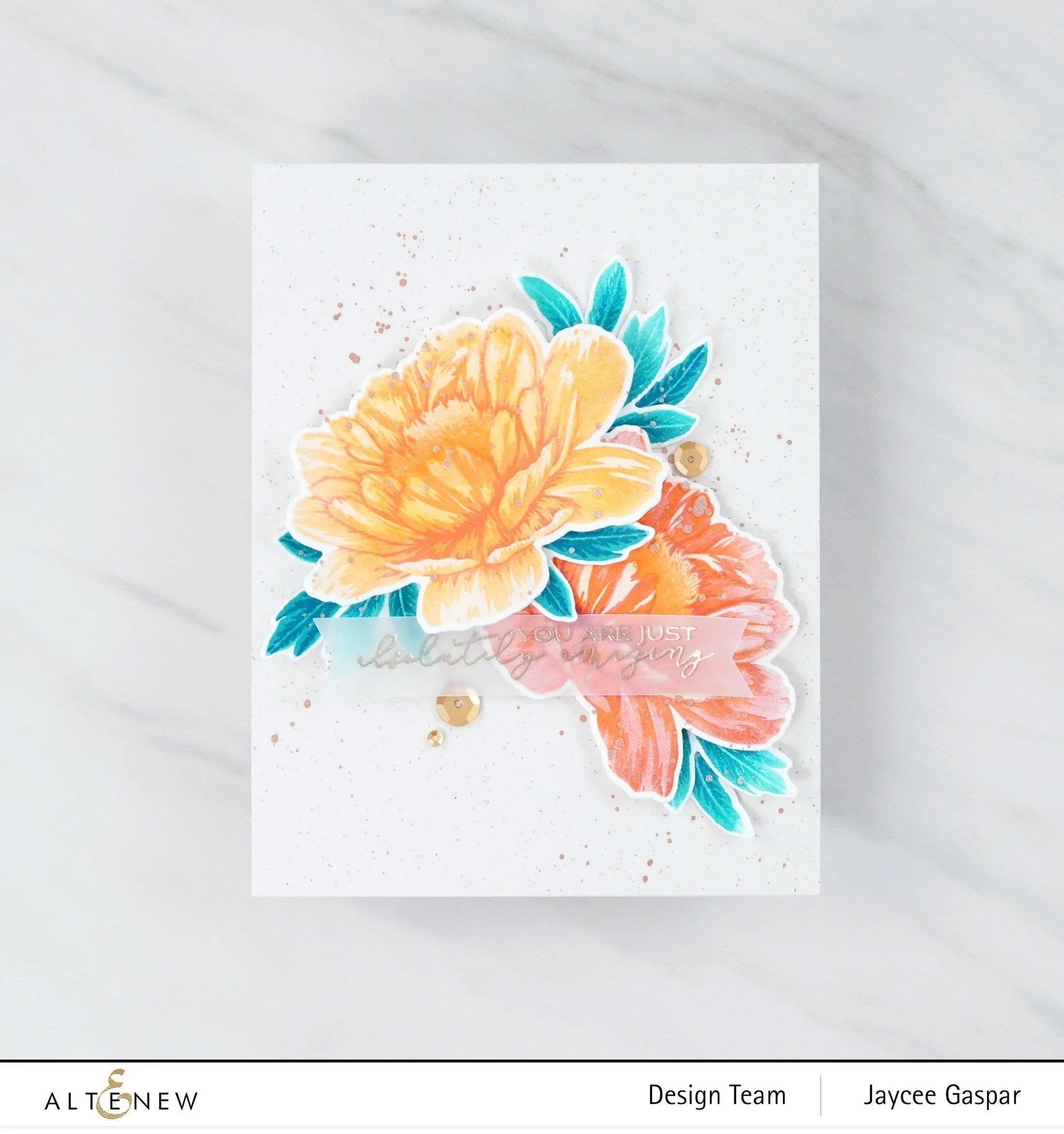 Build-A-Flower: Hawaiian Coral Layering Stamp & Die Set