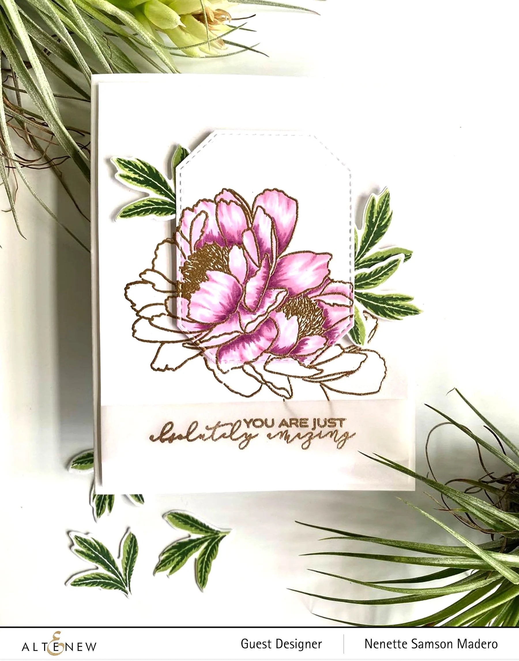 Build-A-Flower: Hawaiian Coral Layering Stamp & Die Set