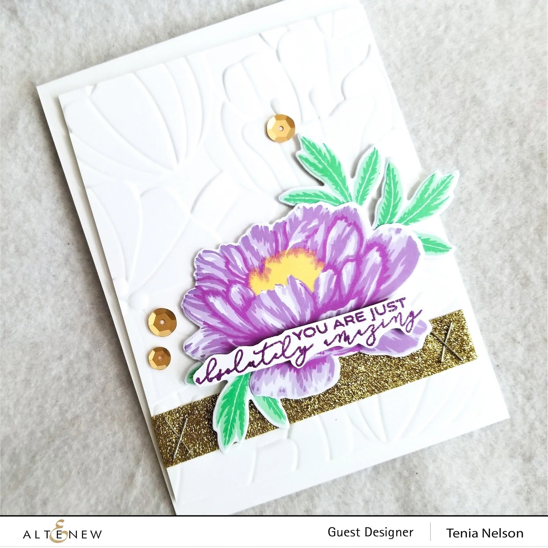 Build-A-Flower: Hawaiian Coral Layering Stamp & Die Set