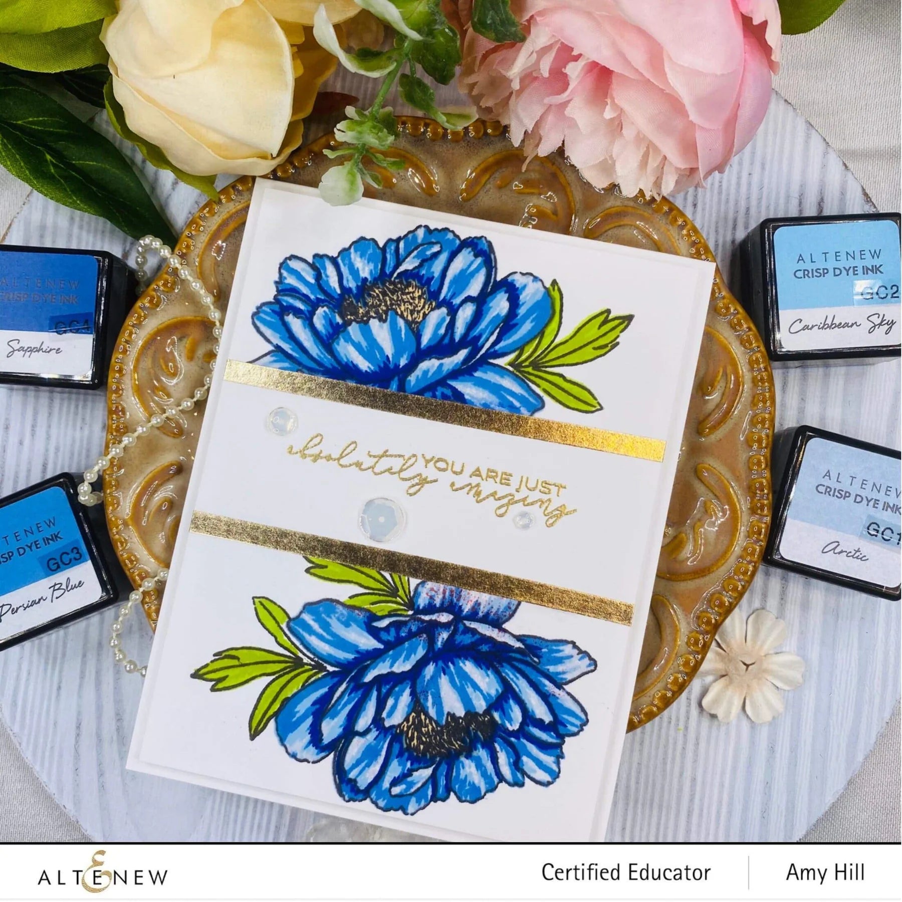 Build-A-Flower: Hawaiian Coral Layering Stamp & Die Set