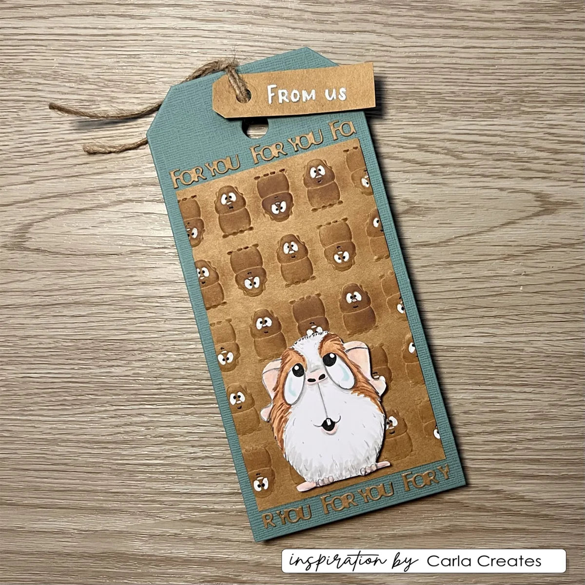 Vaessen Creative - Clear Stamps Guinea Pigs 1 - CAR0003