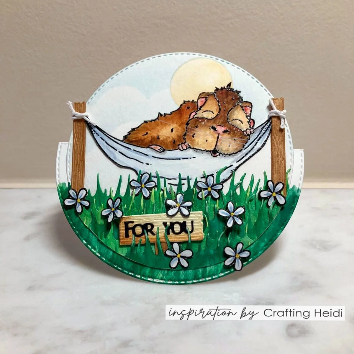Vaessen Creative - Clear Stamps Guinea Pigs 1 - CAR0003