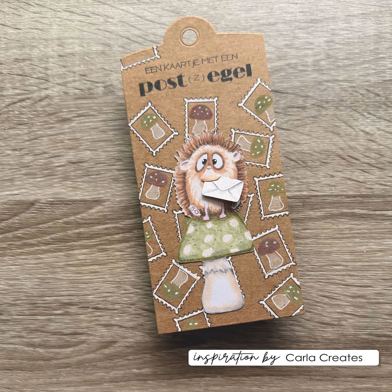 Vaessen Creative • Clear Stamps by Carla Creates Hedgy 2 15pcs